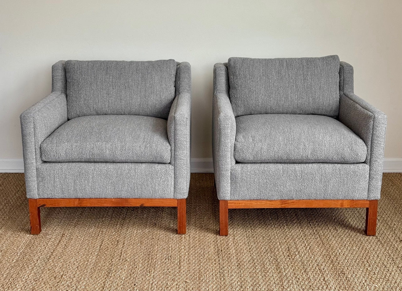 Pair of Club Chairs by Del-Teet Seattle, WA, 1960s