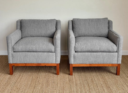 Pair of Club Chairs by Del-Teet Seattle, WA, 1960s