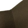 Close-up of a brown fabric texture on a white background