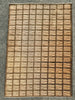 Rectangular rug with a grid pattern Contemporary Gabbeh Rug made in Afghanistan 