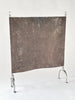 Decorative screen with metallic finish on a white background