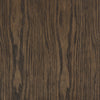 Close-up of a dark brown wood grain texture