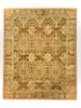 Decorative rug with intricate pattern on a white background