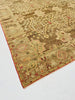 Decorative rug with intricate patterns on a plain background