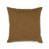 Brown pillow on a white background