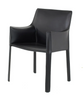 Black chair on a white background