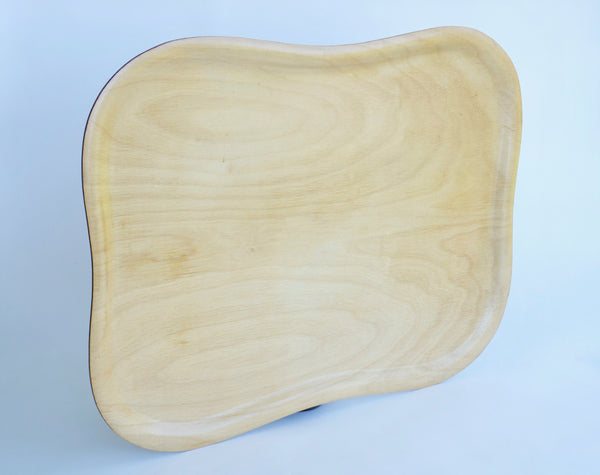 Wooden tray plate 