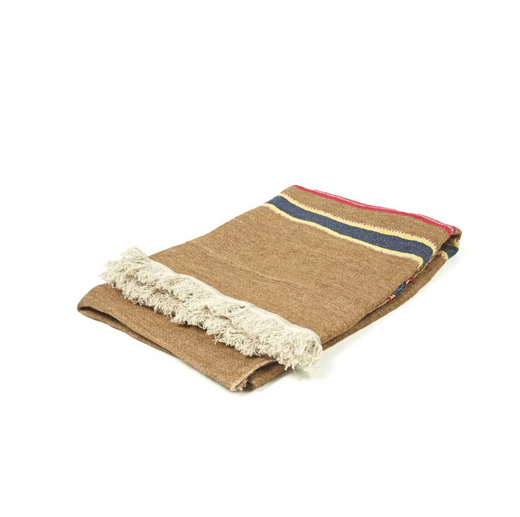 The Belgian Towel Fouta in Camp Stripe by Libeco