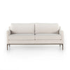 Beige sofa on a white background